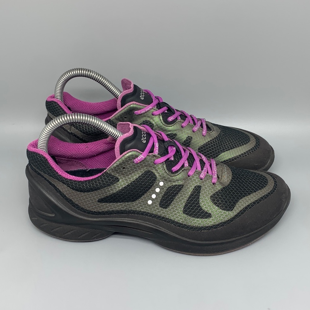 ECCO Biom Hybrid Trainer Black‎ Purple Walking Shoes 83755351707 Women’s Sz 7